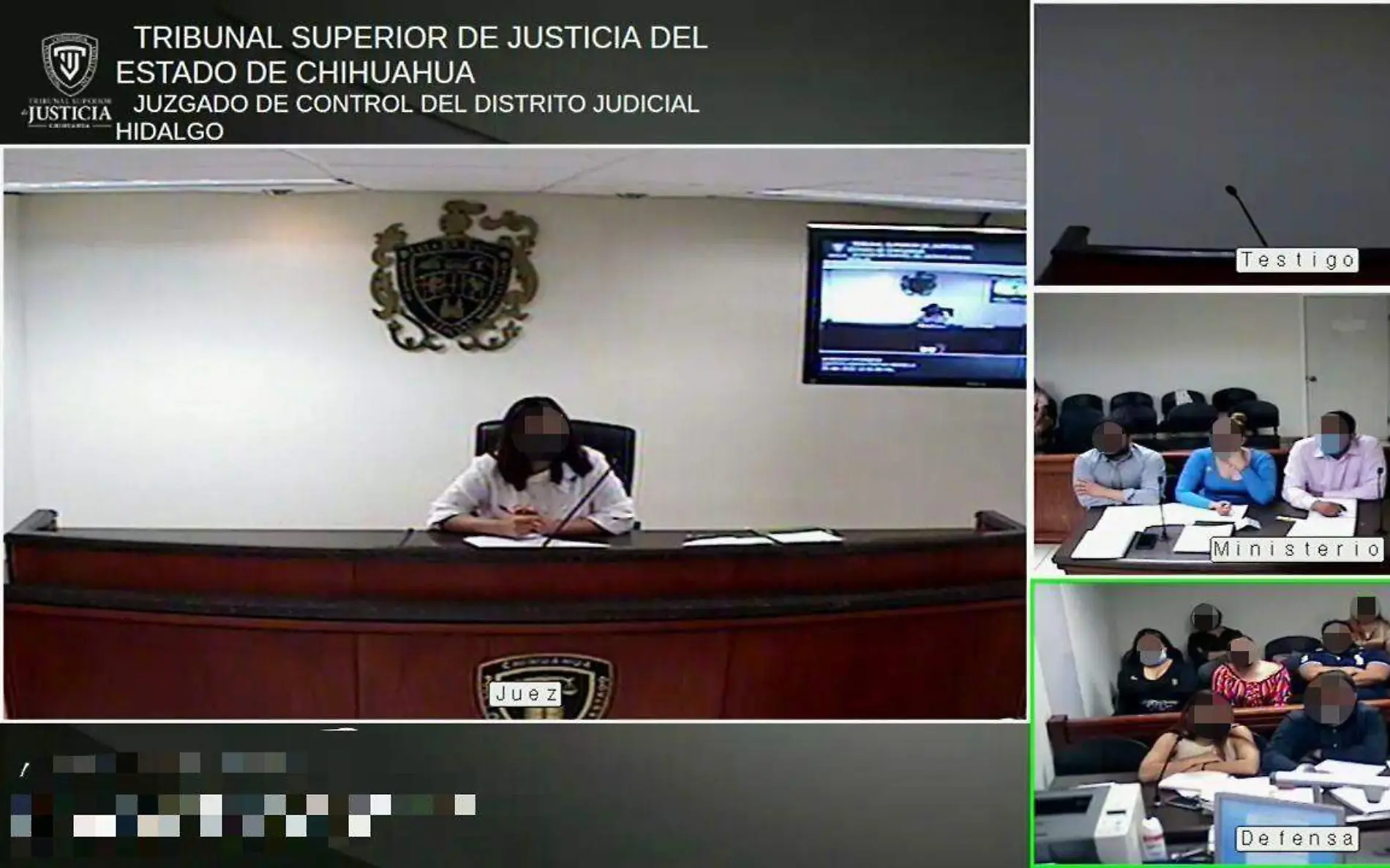 Tribunal juicio expolicías